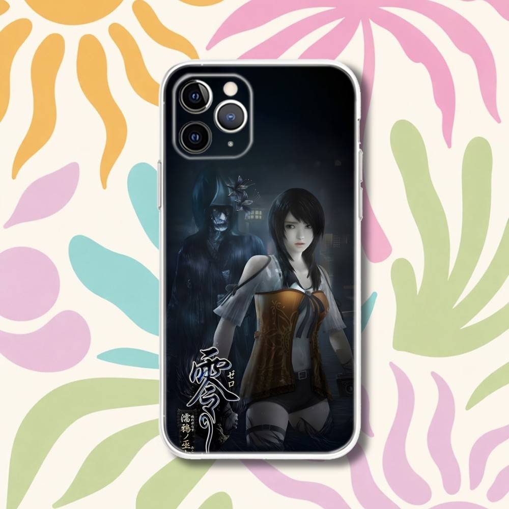 F-Fatal Frame 2 Remake Transparent Phone Case For iPhone 17,13,15,12,11,14,16 Pro Max Mini 7,8 Plus SE4,17E Air Cover Fundas