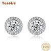 Tancise 925 Sterling Silver Zircon Earrings Drop Earrings For Women Wedding Party Gifts