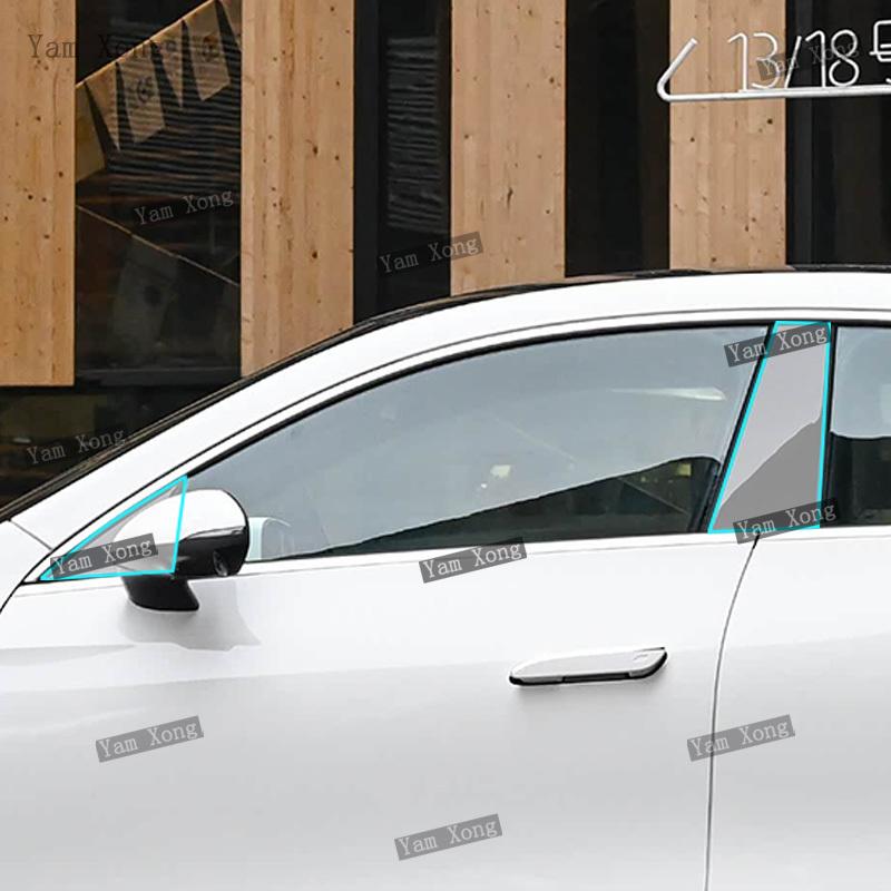 Transparent Black TPU Light Cover For Mercedes Benz (2025-2026) Car Headlight Protective Film Headlamp Restoration Sticker