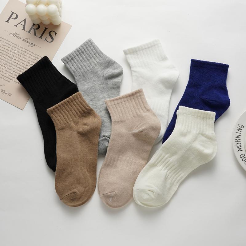 Women Cotton Short Socks Breathable Sports Socks Ankle Socks