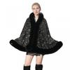 Womens Knit Oversized Cape Shawl Warm Thick Winter Wrap Coat Elegant Solid Color