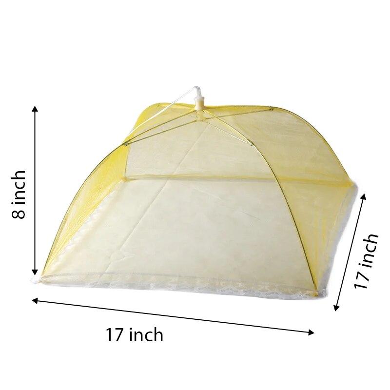 1шт складная сетка для еды, палатка для домашнего стола, еды, овощей, фруктов, зонт, дышащая, защищающая от насекомых, сетка для еды