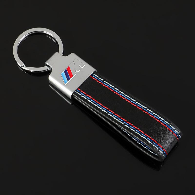 High-end Leather Car Keychain Keyring Sport Key Chain Pendant For BMW M M2 M3 M5 E46 E90 E60 F30 E39 E36 F20 G30 G20 E87 E92 E30 ysbf88