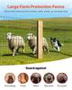 Farm Fence, 1.2 x 25 m, 2 x 4 in Mesh 2.1mm Galvanized Steel Wire Fencing for Cattle, Hog & Sheep, Heavy Duty Vinyl Coated Livestock Fence for Animal