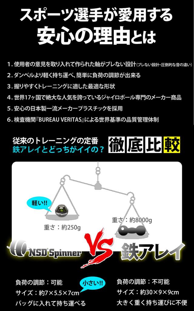 NSD Spinner Auto Start Function LED Counter 3 Color Change Japan Authorized Distributor Product Forearm Grip Strength Dumbbell & Multi-Light PB-688AML