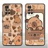Чехол для Xiaomi Redmi 9 A4 A3 A5 12C K40 K80 Pro 13C 14C 10 A1 A2 Plus Funda Чехол для телефона Милая капибара