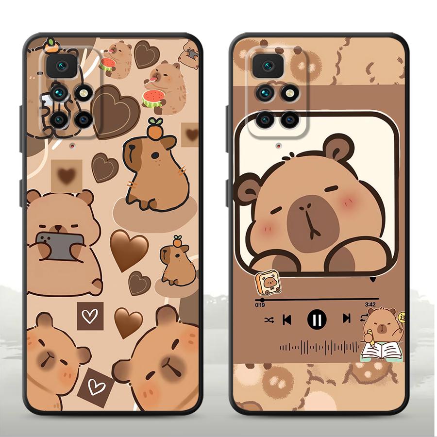 Чехол для Xiaomi Redmi 9 A4 A3 A5 12C K40 K80 Pro 13C 14C 10 A1 A2 Plus Funda Чехол для телефона Милая капибара