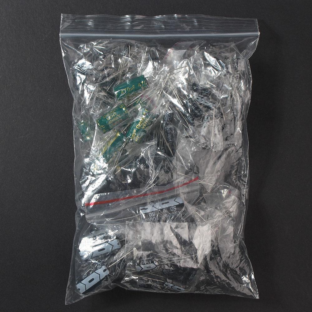 120 шт./компл. 50 В электролитический конденсатор набор 15 значений 1 мкФ~2200 мкФ набор конденсаторов 1 мкФ 2,2 мкФ 3,3 мкФ 4,7 мкФ 6,8 мкФ 10 мкФ 22 мкФ