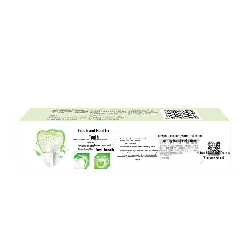 Shuke Fresh Mint Toothpaste 150g 4-Pack