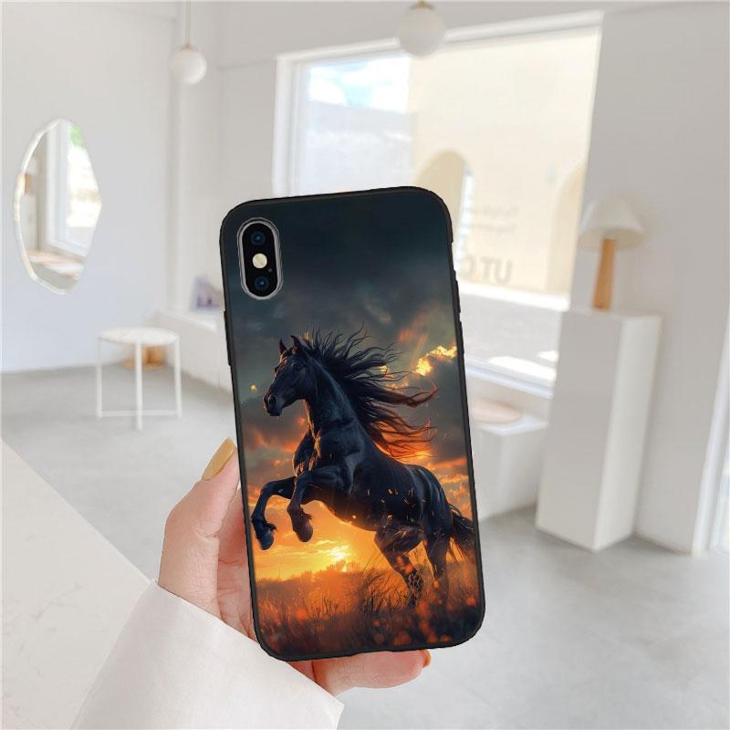 LO43 Мягкий чехол для телефона с принтом лошади для Xiaomi Xiaomi Poco M4 M5 M6 M7 X3 X6 X7 F8 Ultra Pro GT NFC