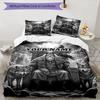 3PC Custom Name Throne Majesty Bedding Set Duvet Cover Closure Includes 1 Duvet Cover & 2 Pillowcases for Bedroom