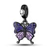 925 Silver Butterfly Dragonfly Charms Colorful Beads for DIY Bracelet Making Handmade Jewelry Supplies