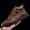 Fall and Winter Men's Boots Comfortable Men's Ankle Boots Casual Moccasins