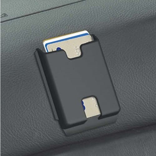 Napolex Genuine Car Card Case Holds 8 Cards, Soft Material, Card Protection, Express Tickets, Parking Tickets, Tickets, Memos, Loss Prevention, Easy t
