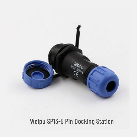 WEIPU SP1310+SP1311 IP68 Waterproof Connector with Multiple Pins for Aerial Mating