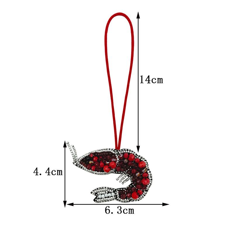 Раки Подвеска для бисерной сумки Краб Аксессуары для сумки Милый Креативный Декоративная цепочка для сумки Шнурок