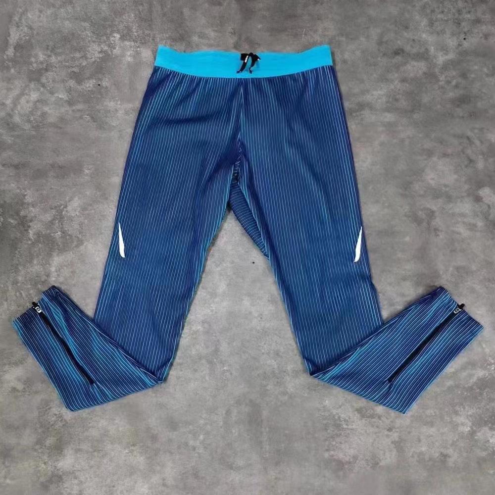 Мужские модные быстросохнущие ребристые фитнес-штаны - Универсальные, дышащие, свободного кроя для лета