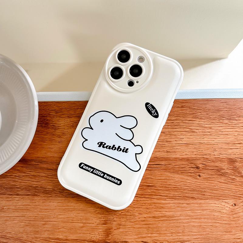 Zhitai Apple 15 Pro Rabbit Huawei Phone Case for 12/11 – Защитный чехол Air Cushion для OPPO/VIVO, женский выпуск