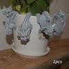 Cute Dragon Outdoor Statue Flower Pot Decoration Garden Sculpture Resin Crafts