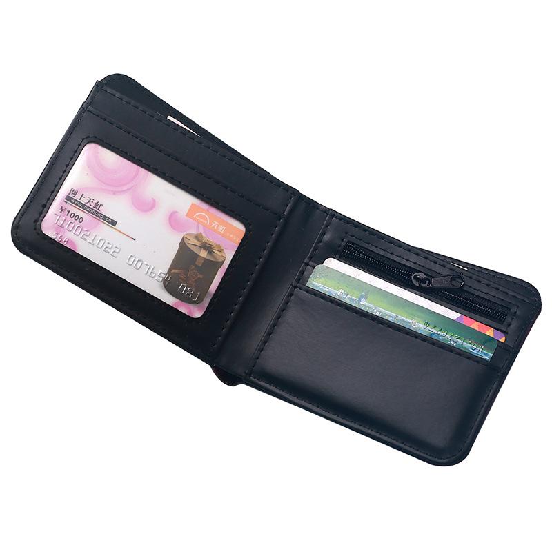 Retro Skull Print Men's Coin Purse - Compact, Colorful, and Fashionable Wallet