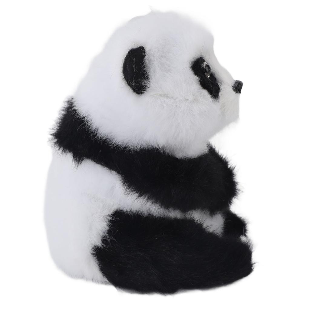 Plush Panda Toy Cute Panda Doll Animal Toy Ornament Desktop Decoration for Boys Girls Gift Birthday