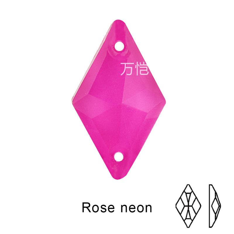 Crystal Hand-Sewn Diamond, Glass Rhinestone Diy Crystal Material, Rhombus Creative Clothing Accessories