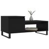 VidaXL Table basse Noir 100x50x45 cm Bois d'ingénierie 830837