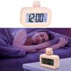 With Night Light Alarm Clock Pink Cute Desktop Clock LED Digital Clock  Bedroom Bedside Ornaments