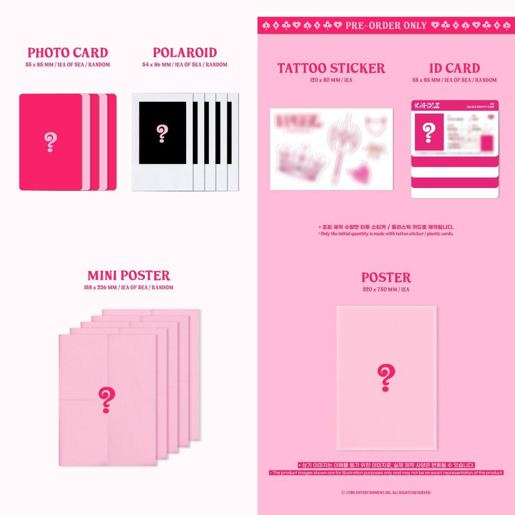 (G)I-DLE Я чувствую / 6-й мини-альбом