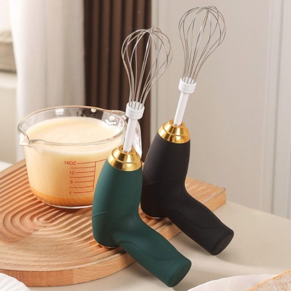 with Replacement Heads Electric Egg Beater Handheld Electronic Batter Stirrer Baking