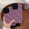 Pink Leopard Print Phone Case For Iphone 11 13 Pro Max 12 Mini 14 Plus Shockproof Silicone Cover For Iphone Xr Xs Max X 7 8 Plus