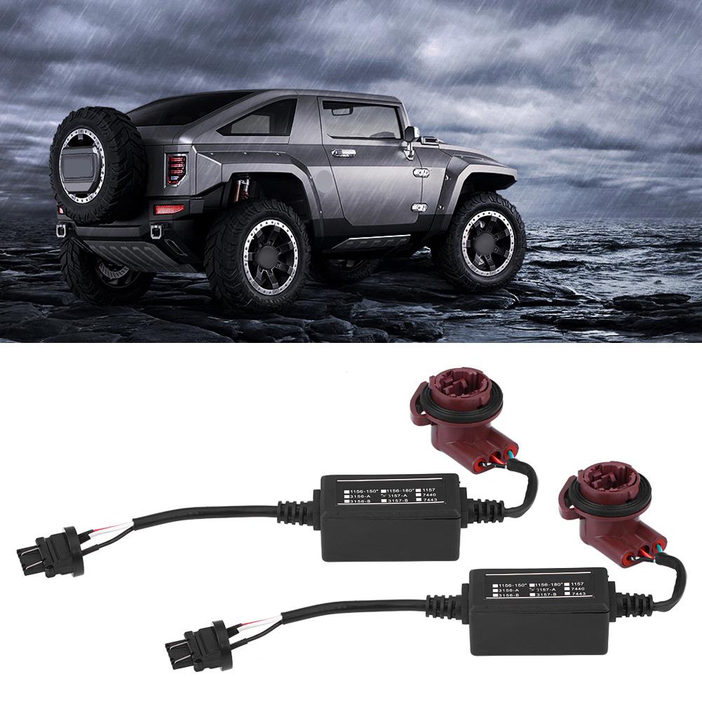 2 шт. 3157A светодиодный декодер адаптер Anti Hyper Blink Flash Error Cancel Canbus Brake