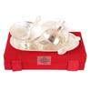 Silver Plated Set Of 2 Bowls 2 Spoons & 1 Tray - Dry Fruits Desert Home Hotel Tableware Decorative, Diwali Gift Item - 260 Ml