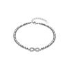Bracelet - LUXENTER - Krom - Argent 925 - Zirconium - Plaqué Finition En Rhodium