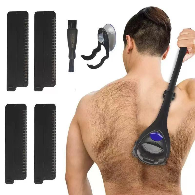 Foldable Long-Handle Painless Back Shaver Razor