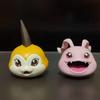 2-5 см Аниме Фигурка Digimon Adventure Габумон Пиокомон Коромон Мочимон Токомон Плотмон Коллекционная Модель Игрушки Подарок