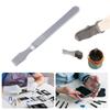 5Pcs Professional Stainless Steel Scraper Pry Tool For Electronic Repair And Solder Pastes Application Ergonomic Handle