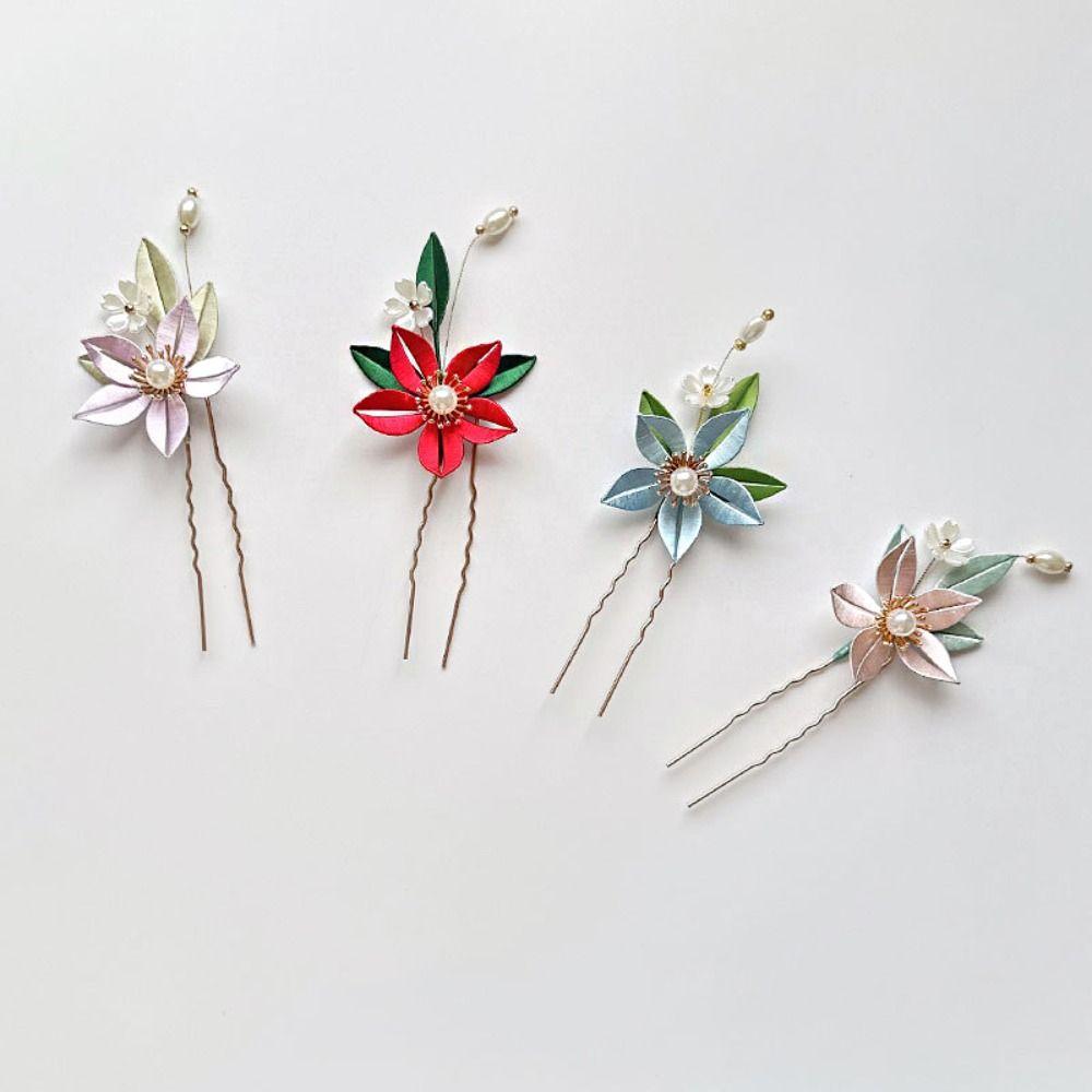 Pearl Chinese Style U-shaped Hair Stick U Shape Hanfu Headwear  Cheongsam Accessories