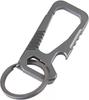 Super Fine TC4 Ti Keychain Solid Titanium Rectangle Quick Release Non Spring Load Safety Carabiner Hook EDC