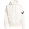 Adidas Originals Neuclassics Soft Comfortable Lightweight Breathable Hooded Pullover Loose Long Sleeve Sweatshirt Men Sweatshirt White JF9141