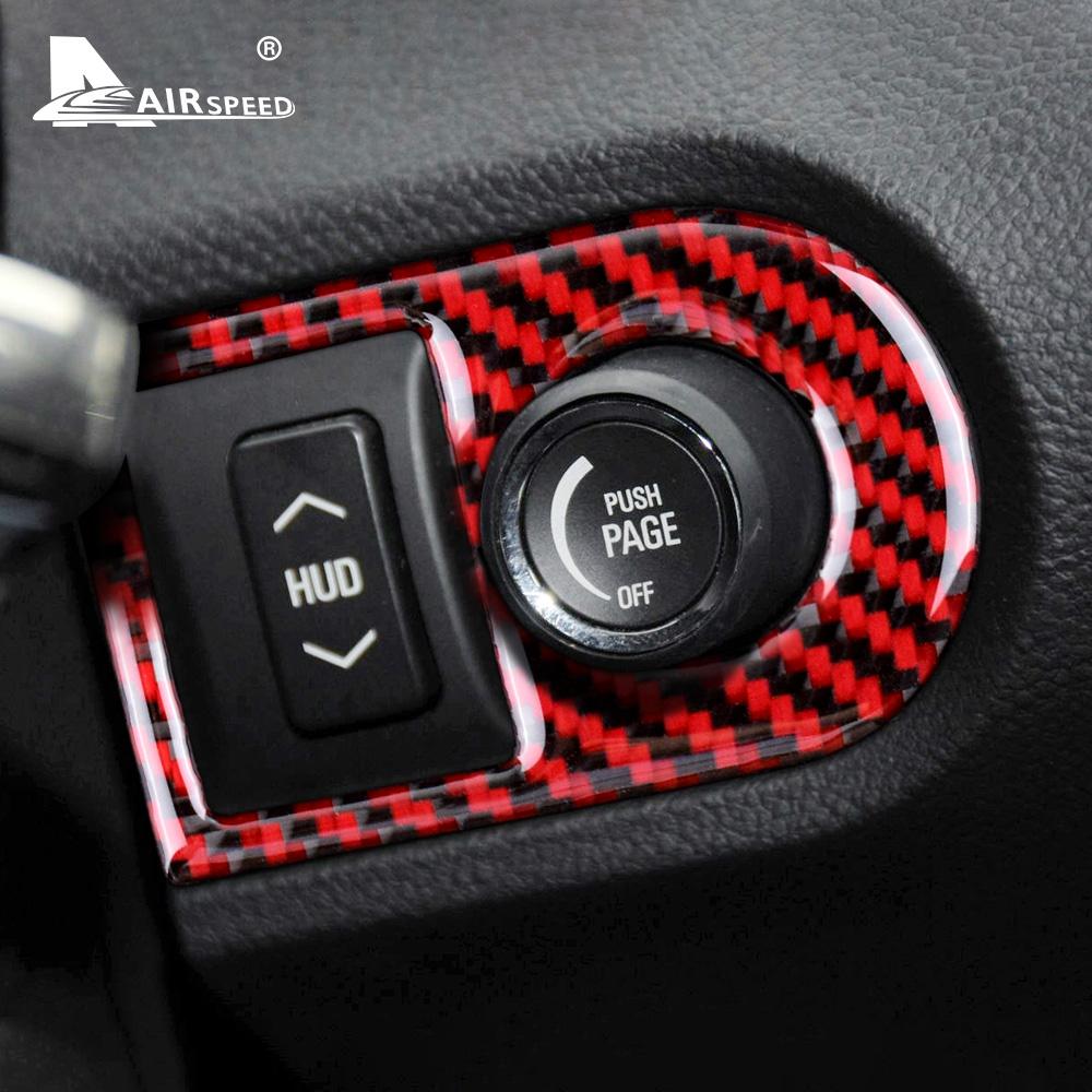 Real Soft Carbon Fiber for Chevrolet Camaro 2010 2011 2012 2013 2014 2015 Accessories Interior Trim Car HUD Panel Sticker