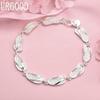 925 Sterling Silver Slippers Chain Bracelets Fashionable Wedding Jewelry