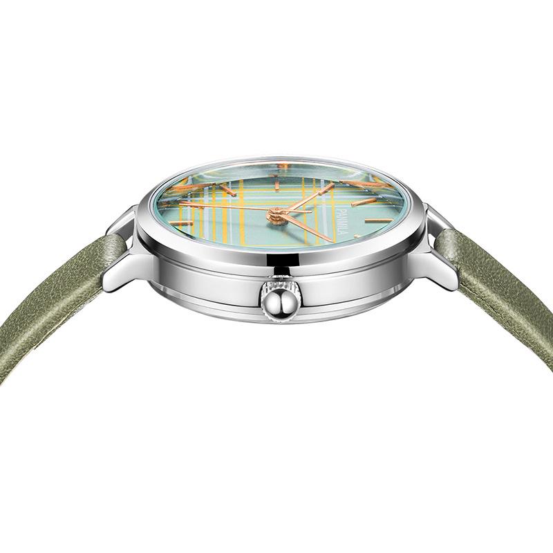 New Fashion Student Watch Small Fresh Simple Plaid Small Dial Women's Watch Waterproof Belt Watch Women