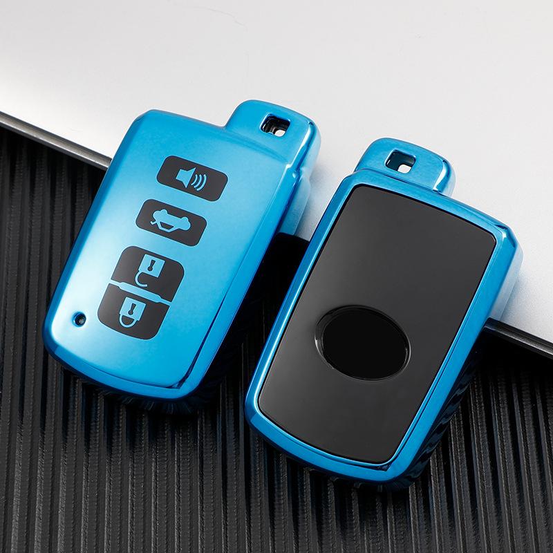 Чехол для дистанционного ключа из ТПУ для Toyota Avalon Camry Corolla RAV4 Highlander Auris CHR Land Cruiser, автоаксессуары