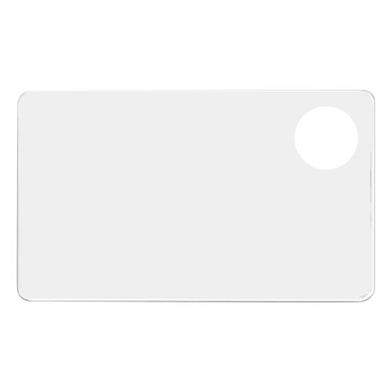 Палитра для рисования Прозрачная антипригарная удобная ручка Прозрачная акриловая масляная краска Лоток для смешивания пигментов с отверстием для большого пальца Студийные аксессуары