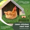 6Pcs Chicken Nesting Pads 12inch Square Chicken Laying Pads Nonslip Chicken Coop Nest Liners Soft Reusable Poultry Supplies