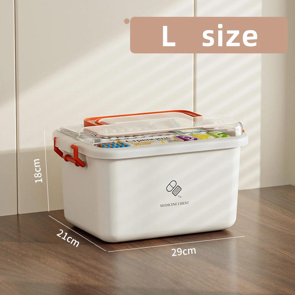 Large Capacity Medicine Box for Home Medicine Storage Multi Layer Classification Home Medicine Box Organizer for Home