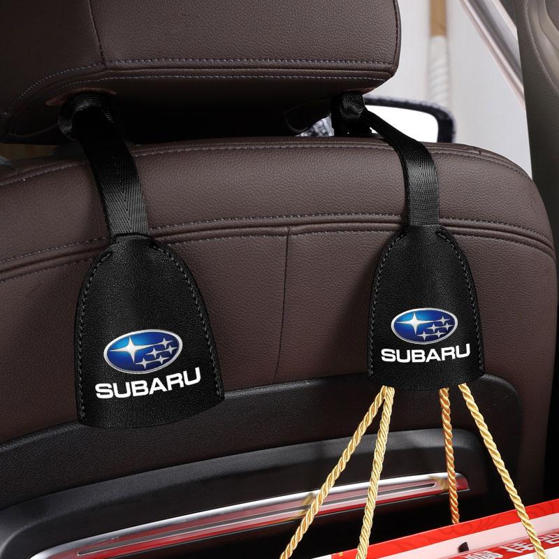 1/2 шт. Кожаные крючки на спинку автомобильного сиденья, портативная вешалка для сумок для Subaru LEGACY Forester Outback Rally WRX WRC XV Impreza