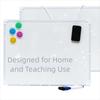 With 3 Markers & 4 Magnets Whiteboard Wall Mounted Memo Message Board  for Home Office School