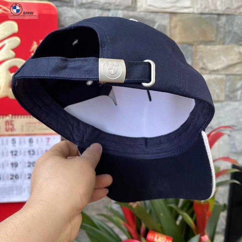 UZIS8 High-quality Embroidered Baseball Cap Outdoor Racing Sports Sun Hat Racing Memorial Cap For BMW Emblem Leather Car Decal Sticker